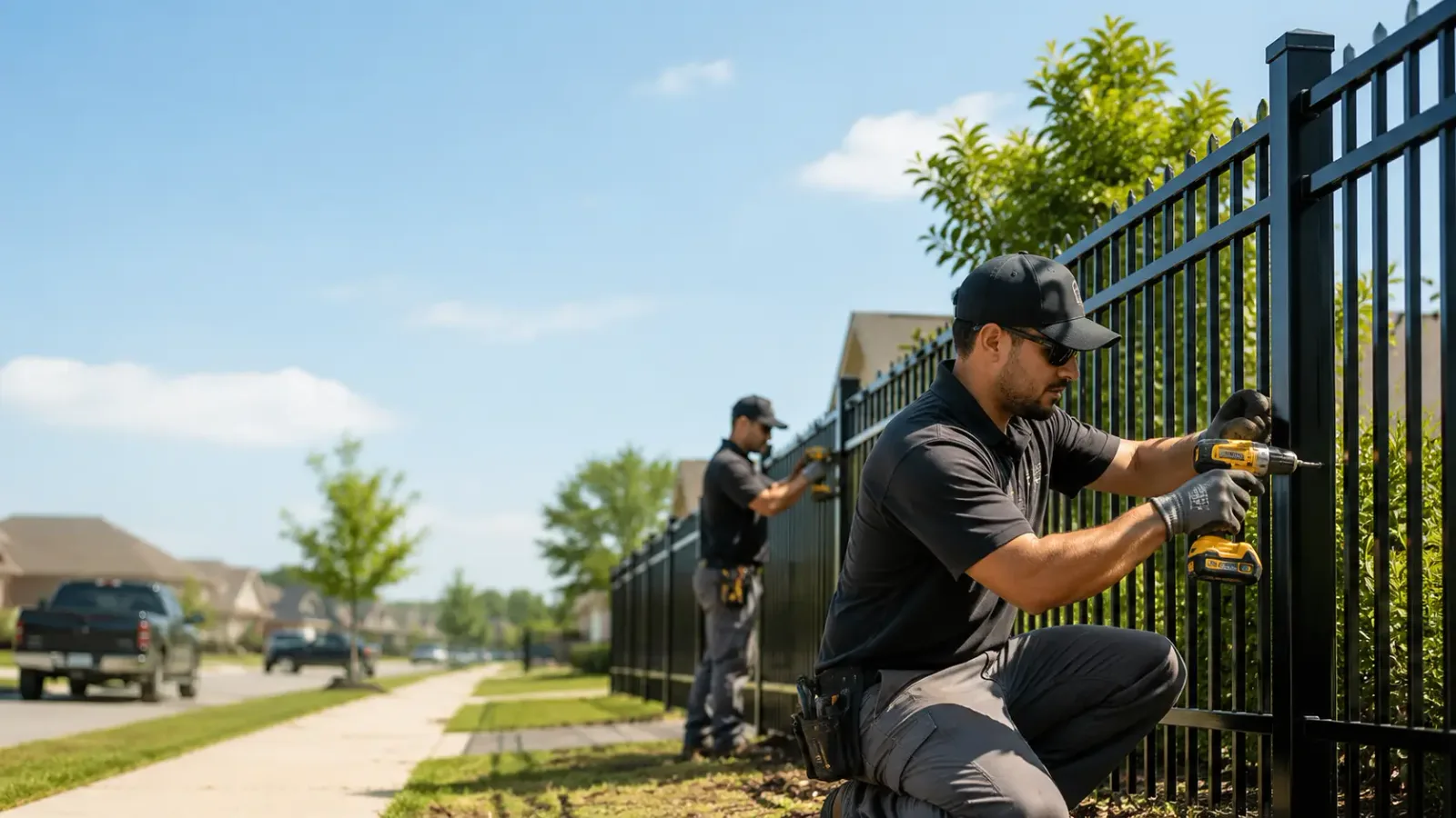 Metal Fence Installation in Grove City, OH
